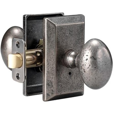 DELANEY DESIGNER Delaney Designer 681308S Sorrento Series Keyed Entry Door Knob Set With Curved Backplate 681308S